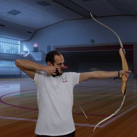 Predrag Beloš on archery training